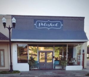 Polished storefront in downtown Batesville MS