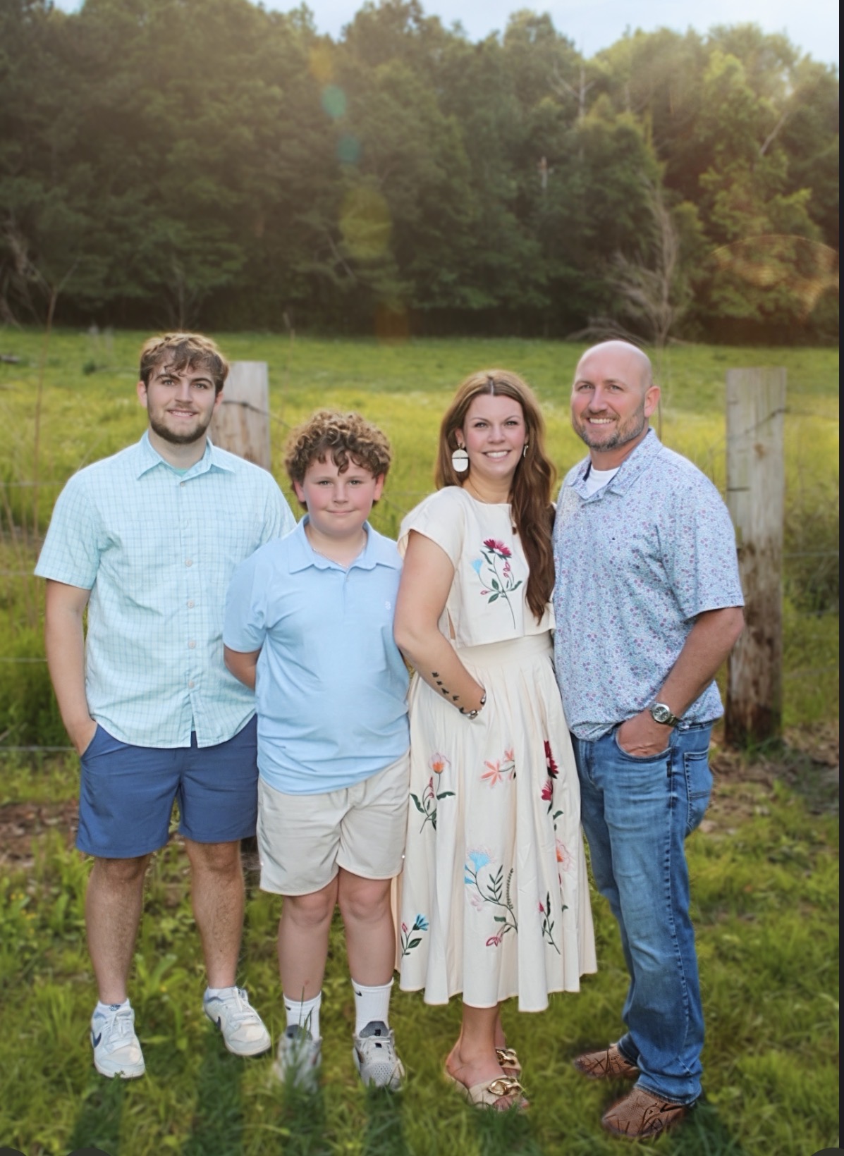 Polished owner, Lindsey Red and her family.